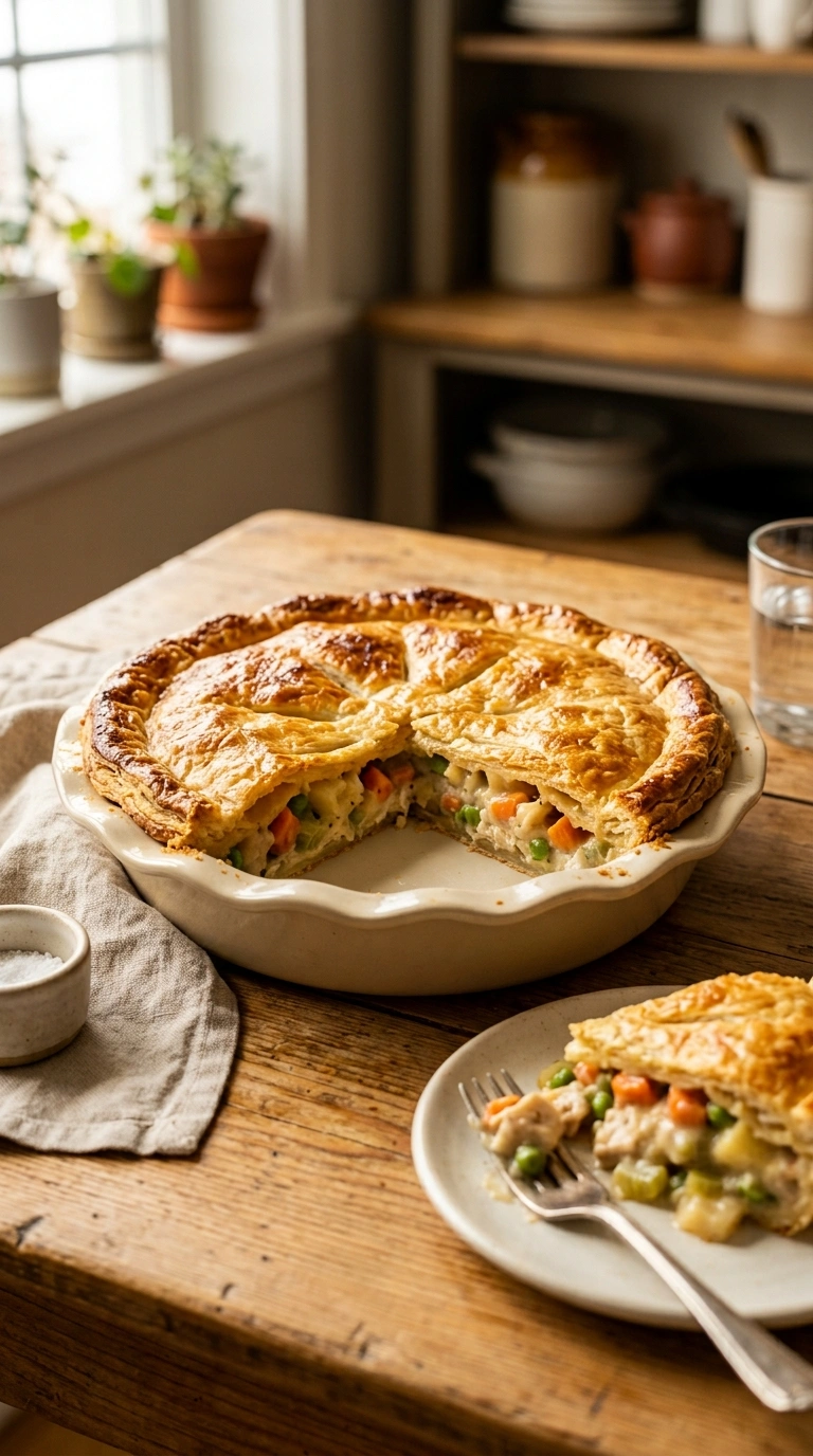 Creamy Hearty Chicken Pot Pie | 60-Min Cozy Fall Comfort Family Dinner