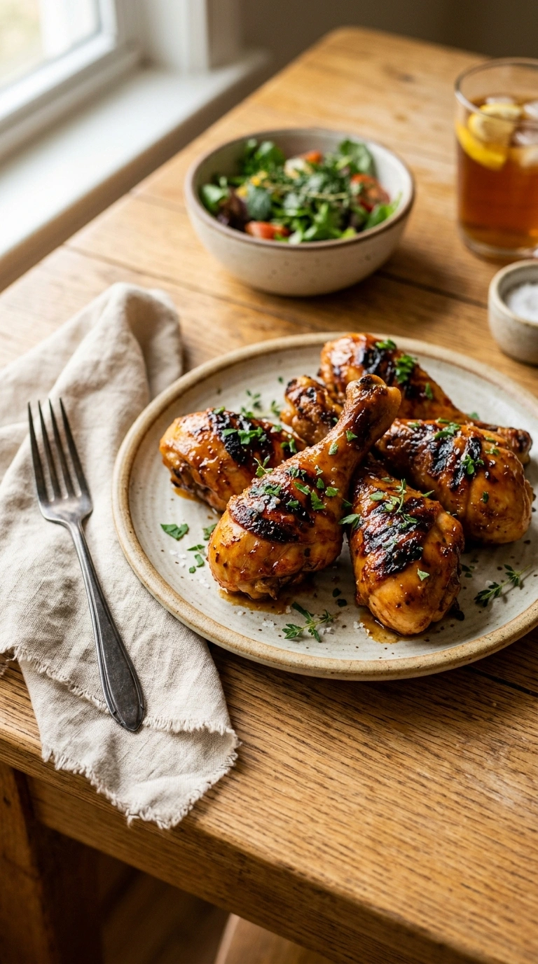 Smoky Juicy Chicken Drumsticks | 45-Min Cozy Family Football Dinner