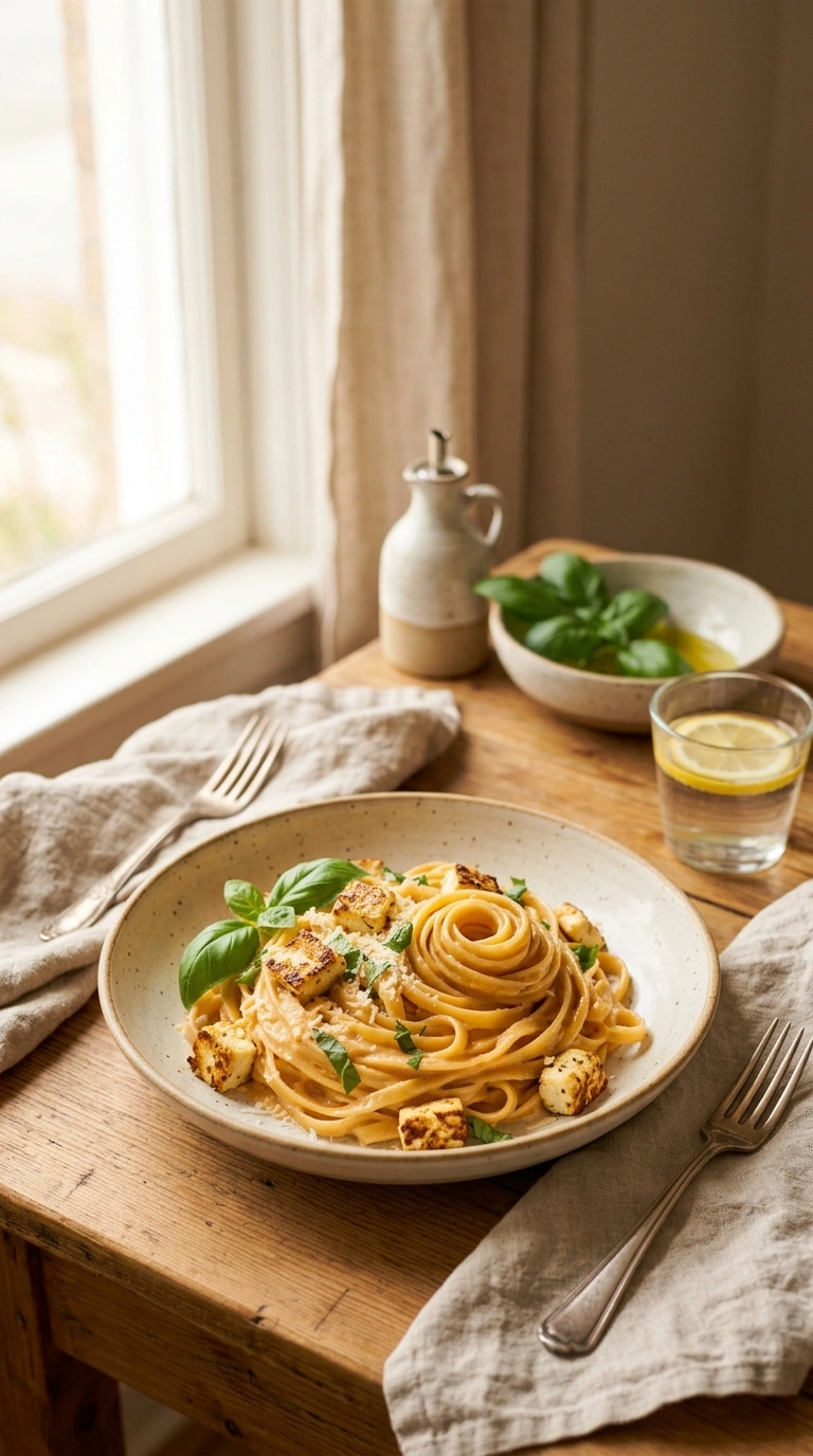 Creamy Hearty Roasted Feta Pasta | 50-Min Cozy Warm Fall Family Dinner